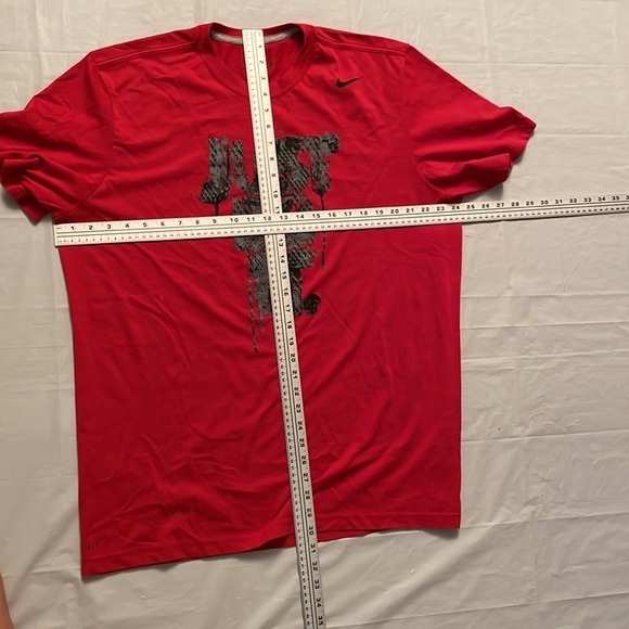 ๐๏ธโโ๏ธ Men's  Nike Red Gym T-Shirt - Size XXL ๐๏ธโโ๏ธ - Picture 7 of 8